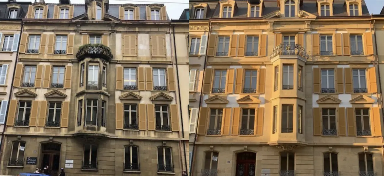 Sablage et gommage pierre